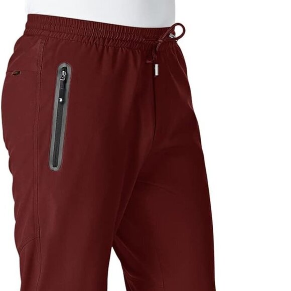 Lightweight Hiking Travel Pants Breathable Athletic Zipper Pockets, 2XL - Picture 2 of 8